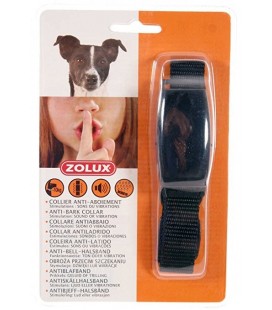 Zolux Collare Antiabbaio a stimolazione: suoni e vibrazioni per Cani Taglia Grossa