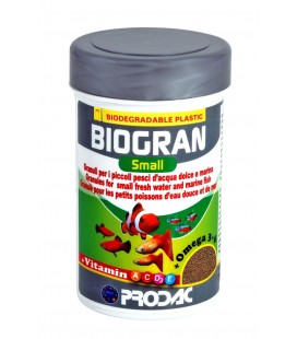 Prodac Biogran mangime per pesci marini e acqua dolce in granuli small 250ml/130g