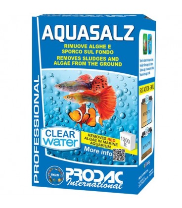 Prodac Aquasalz elimina alghe e sporco sul fonndo 75 gr