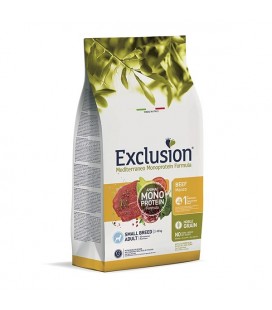 Exclusion Mediterraneo Monoprotein Adult Small Breed con Manzo 500 gr