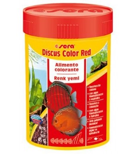 Sera Discus Color Naure tappo rosso 250 ml 112g Mangime Granulare per Discus