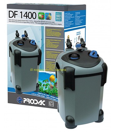 Prodac filtro esterno con lampada uv 7watt DF800 per acquari fino a 350 litri