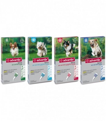 Bayer Advantix cane spot on per cani 4-10 kg pipette