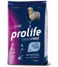 Prolife grain free adulti sensitive cane medium large al salmone e patate kg.2.5