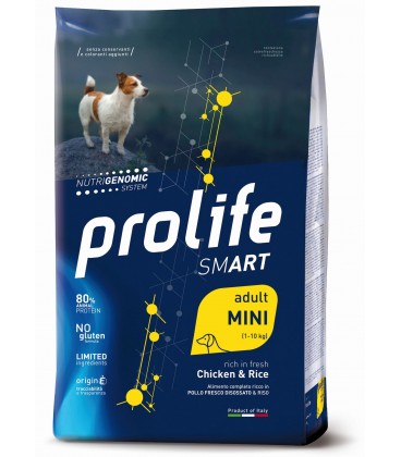 Profile smart cani adulti mini al Pollo e Riso kg. 2.5 secco