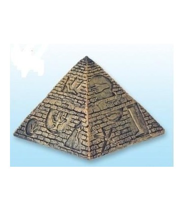 Deckor decorazione in resina piramide con simboli