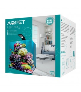 Aqpet Kubic Reef Box 40 Acquario Completo Acqua marina 40x40x40h