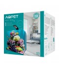 Aqpet Kubic Reef Box 40 Acquario Completo Acqua marina 40x40x40h con supporto bianco