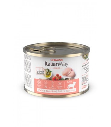 ItalianWay Dog Junior Patè Gluten Free - Pollo E Tacchino - 150g