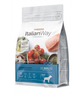 Italian Way Hypoallergenic per Cani Adult Medium/Maxi con Salmone e Aringhe da 12 kg
