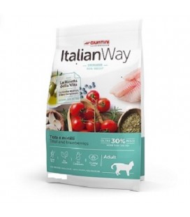 Italian Way cat adult sterilized ideal weigth trota e mirtilli 8 kg