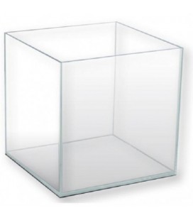 Velma acquario cubo in vetro cm 38x38x38h 54 litri