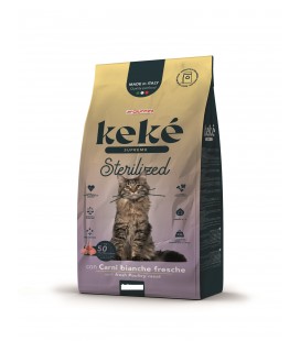 Giuntini Keke' Supreme Sterilized croccantin per gatti con carni bianche fresche 1.5 kg