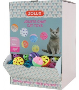 Zolux pallina gioco gatto sonora colori assortiti