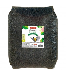 Zolux semi di girasole per uccellini da giardino e roditori 4.5 kg