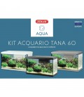 Zolux acquario Tana 60 cm 60x30x42xh 63 litri Bianco