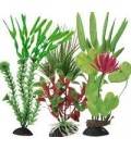 Ottavi pianta in plastica vari colori cm 32
