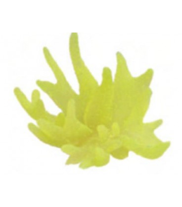 Giumar decorazione in resina corallo giallo rb0018