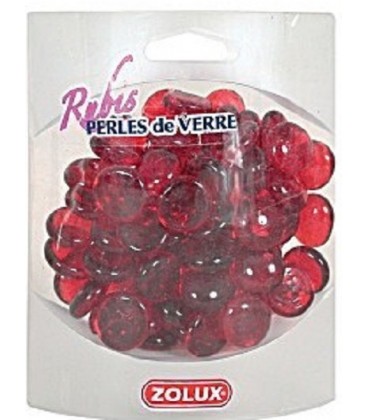 Zolux perle di vetro rubin rosso 390 gr